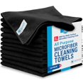 thumbnail image 2 of MW Pro Multi-Surface Microfiber Towel – 12 Pack | Premium Cleaning Cloth | Clean, Dust, Polish, Absorb | Large 16"x16" (Black), 2 of 4