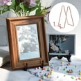 thumbnail image 5 of Unique Bargains 5Pack 6Inch Plate Stand for Display Iron Easel Plate Holder for Photo Rose Gold, 5 of 5