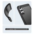 thumbnail image 3 of PANDACO Navy Brushed Metal Case for Samsung Galaxy S24, 3 of 3