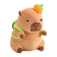 thumbnail image 1 of HILABEE Capybara Toy Cute Capybara Stuffed Animal 30cm Comfortable Kids Room Decor orange light brown, 1 of 9