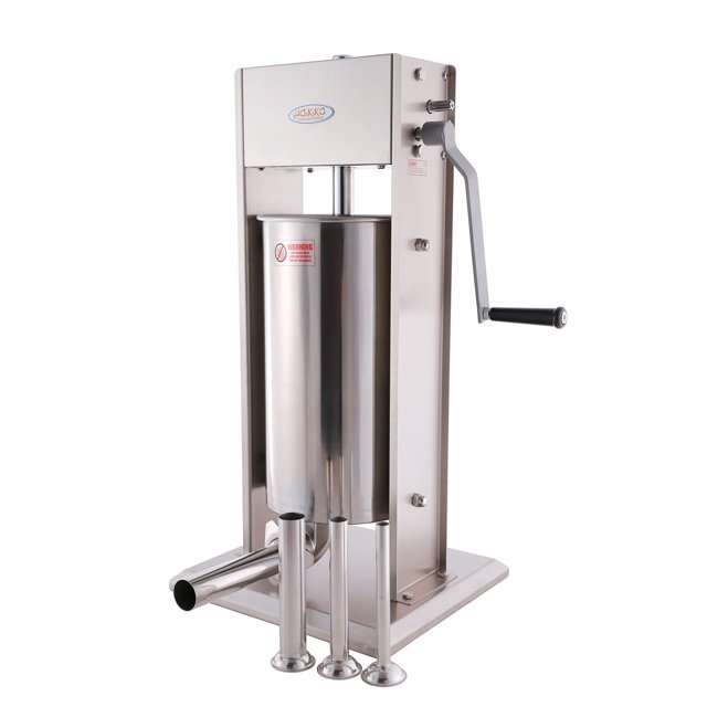 Hakka Sausage Stuffer 2 Speed Stainless Steel Vertical Sausage Maker (32Lb / 15 Liter)