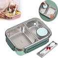 thumbnail image 2 of Petit Ensemble de Table de Cuisine pour 4 à Moins de 150 Compagnon d'Assiette 6 Napperons de Dîner pour 6 Napperons Rigides Salle à Manger Intérieure Chemin de Table de Salle à Manger Ensemble pour 8 Bento en Acier Inoxydable Dîner pour Adulte Bento Portable pour Adulte, 2 of 4