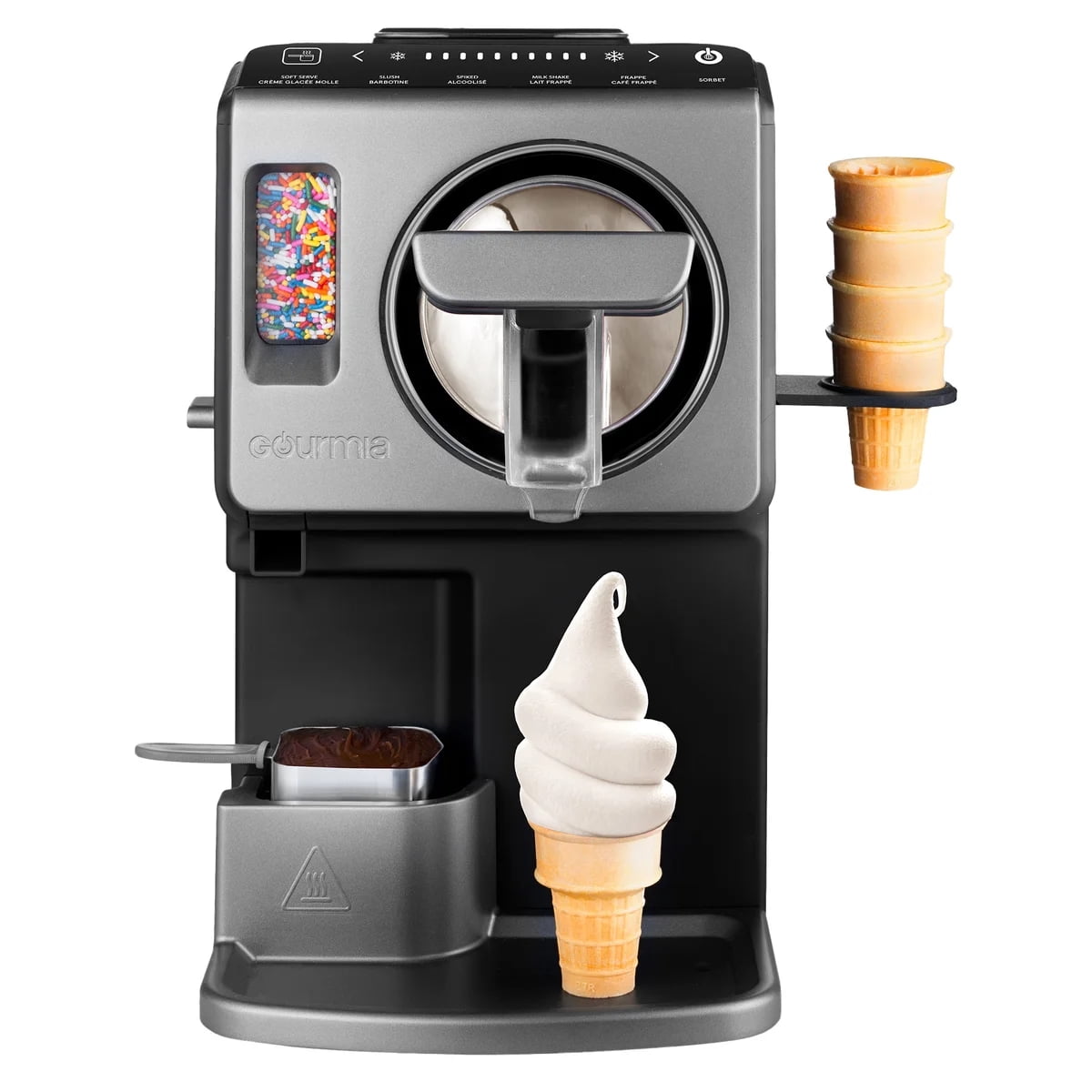 Gourmia 2 L (2.11 qt.) Automatic Soft Serve Ice Cream and Frozen