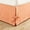 Orange#2130, variant on Lace-Up Bed Skirt Single Bed, Checkered Plaid Dustproof Bed Box Cover, Cloth Fabric, Pin k Orange Navy Beige Black, 1 Piece