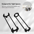thumbnail image 4 of TFixol 2-Piece Multi-Functional Basin Wrench Set for Faucet, Sink, and Pipe Maintenance - 7 Standard Clips, Black (A+B Models), 4 of 6