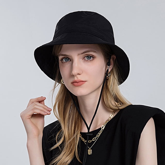 Women Sun Hat Wide Brim Protection Beach Hat Adjustable Bucket Hat Summer Hats