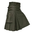 thumbnail image 3 of Sens du Design Tendance Mode Robe Écossaise de Vacances Couleur Jupe Plissée pour Hommes Pantalon Décontracté Catégorie, 3 of 3