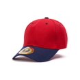 thumbnail image 2 of Top Headwear Ensemble de 12 Casquettes de Baseball Ajustables - Rouge/marine, 2 of 2