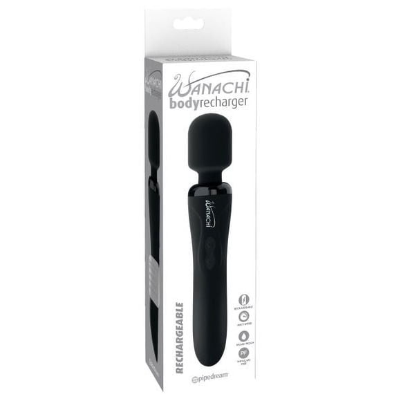 Wanachi Body Recharger Personal Massage Wand, Black