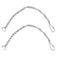thumbnail image 4 of 2PCS Stainless Steel Toilet Drain Clap Cover Universal Chain 25CM, 4 of 4