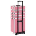 thumbnail image 3 of vidaXL Make-up Trolley Aluminium Pink, 3 of 5