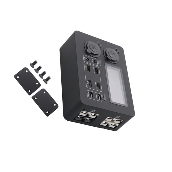 Wisewang 12V Power Box Distributes Power Compact Emergency With Boat Outdoor for Accessories Power Box 16.6x11.7x5.7cm