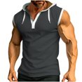 thumbnail image 2 of LSLJS Chandail à Col Rond pour Homme à Empiècements de Couleur, Manches Courtes, Haut/chemise à Manches Courtes à Col Rond, Débardeurs pour Hommes Vêtements d'Été, 2 of 6