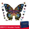 thumbnail image 4 of Adult And Children Educational Holidays Gift Wooden Irregular Animal Puzzle, 4 of 9