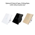 thumbnail image 2 of Wi-Fi Smart Switch Light Switch Voice Control, Remote Control, RF433, Touch Control Compatible with Alexa Google Home Schedule, Timer, Countdown No Neutral & Hub Required, 2 of 8