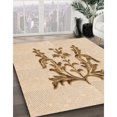 thumbnail image 3 of Ahgly Company Tapis d'Intérieur Lavable à la Machine, Carré, Transitionnel, Bronze Brun, Tapis de Zone, 3 Pieds Carré, 3 of 7