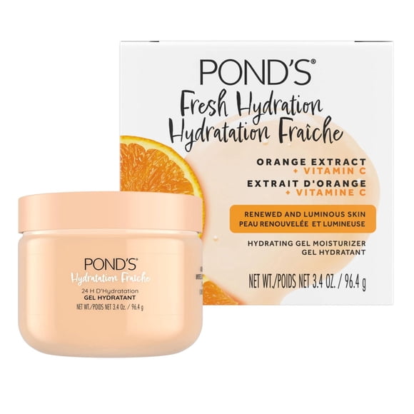 POND’S Orange Extract & Vitamin C Gel Face Moisturizer For Renewed and Luminous Skin
