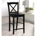 thumbnail image 2 of Pemberly Row Tabouret de Comptoir 24 Pouces Noir et Espresso, 2 of 2