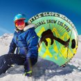 thumbnail image 1 of 47inch Ski Sled Low Temperature Resistance Strong Load-bearing Inflatable Ski PVC Skull Pattern Winter Snow Sled for Outdoor, 1 of 7
