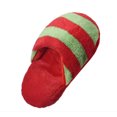 thumbnail image 2 of Dog Toy Pet Puppy Chew Squeaky Squeaker Sound Plush Slipper Shape RD+GN, 2 of 5
