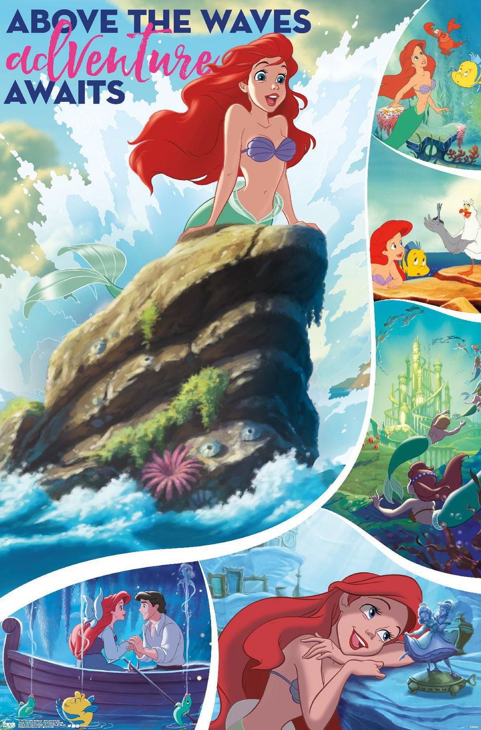 Disney The Little Mermaid - 30th Anniversary Wall Poster, 22.375" x 34"