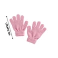 thumbnail image 3 of Meitianfacai Winter Warm Solid Color Knitted Kids Gloves Split Finger Gloves, 3 of 9
