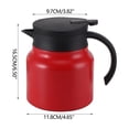 thumbnail image 5 of Dvkptbk teapot teapot Portable Stainless Steel Kettle,Double Layer Tea Pot with Filter Screen, 5 of 5