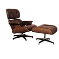 thumbnail image 1 of East Lounge Chair II and ottoman - Chocolate/Walnut Color, 1 of 2