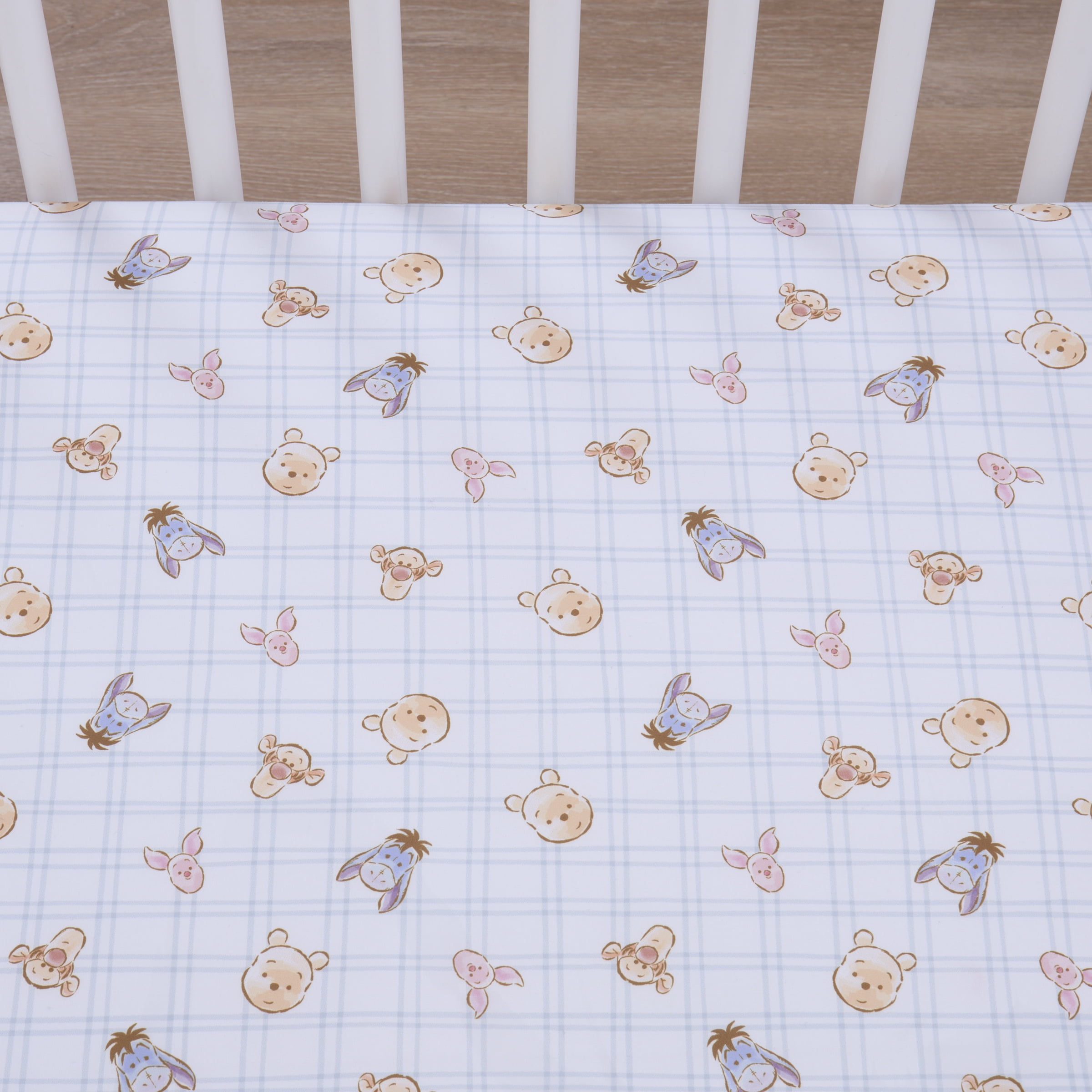 Disney Winnie The Pooh Warm Wishes Fitted Crib Sheet, Unisex Infant