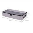 thumbnail image 3 of Boîte de Rangement Pliable pour Chaussures Sac de Rangement en Tissu Épais Transparent HU1067, 3 of 3