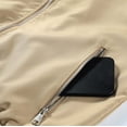 thumbnail image 3 of Yusimy Men's Slim Fit Wool Blend Trench Coat Double Breasted Mid-Length Casual Versatile Overcoat, 3 of 5