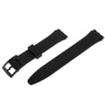 thumbnail image 2 of 17mm Silicone Rubber Watch Strap Band Watch Band Waterproof Watchbands Black, 2 of 7