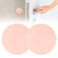 thumbnail image 1 of 2 Pcs Butée de Porte Ronde Adhésive en Silicone, Protecteur Mural pour Poignée, 5 cm Rose, 1 of 5