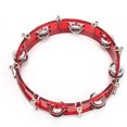 thumbnail image 3 of Tambourin, Jingles de Percussion 10 Pouces Réglables ABS Portable Métal pour Jouer Rouge, Bleu, 3 of 8