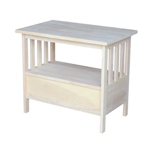 International Concepts Mission TV Stand, Unfinished