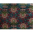 thumbnail image 4 of oneOone Georgette Viscose Fabric Leaves & Floral Block Print Sewing Fabric BTY 42 Inch Wide, 4 of 4