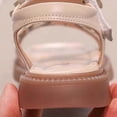 thumbnail image 4 of MIASHUI Girls Sandals Open Toe Flower Summer Outdoor Beach Dress Shoes,Beige,4-4.5 Years, 4 of 7