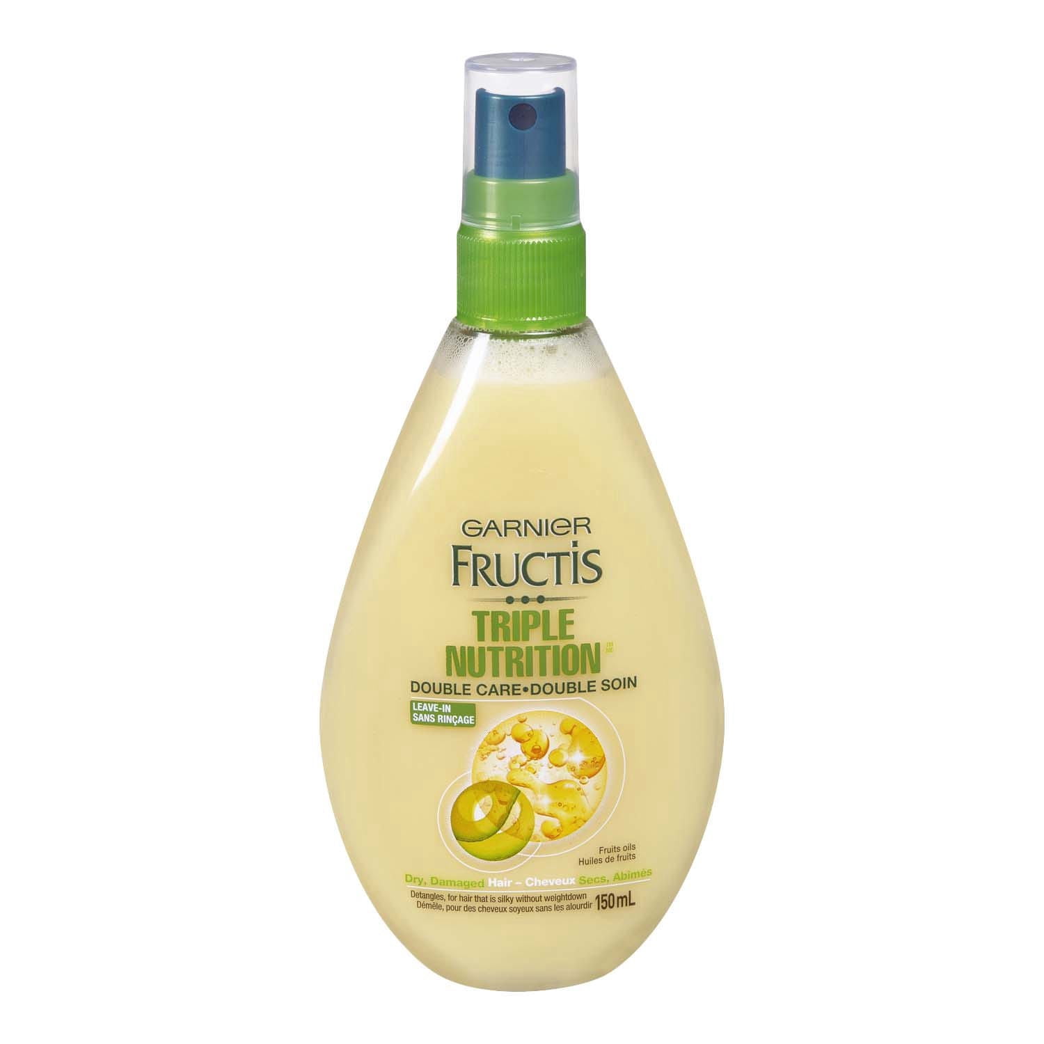 Garnier Fructis, Traitement Double Soin Triple Nutrition, Huile Capillaire