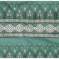 thumbnail image 4 of oneOone Organic Cotton Poplin Twill Fabric Geometric & Floral Block Printed Craft Fabric BTY 42 Inch Wide, 4 of 4