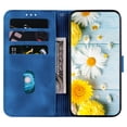 thumbnail image 4 of Compatible with Samsung Galaxy A02 Embossed Lily Wallet Case with Card Holder PU Leather Flip Cover, 4 of 5
