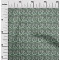 thumbnail image 2 of oneOone Polyester Spandex Green Fabric Asian Kilim Sewing Material Print Fabric By The Yard 56 Inch Wide, 2 of 5