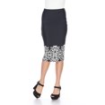 thumbnail image 3 of White Mark Jupe Crayon Midi pour Femme, 3 of 4
