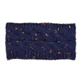 thumbnail image 1 of Bandeau Automne Coupe-Vent Tête Élastique Multicolore Réglable Large Dames Oreille Muffs Accessoires de Cheveux pour les Filles Marine + Fil Coloré, 1 of 6