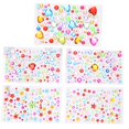 thumbnail image 4 of LEEYNEER 5 Feuilles Perles pour Bracelets Kit Argile Autocollants Strass Enfant, 4 of 8