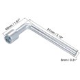thumbnail image 2 of Unique Bargains 10mm Metric L Shaped Angled Open Hex 6 Point Socket Wrench, Single Ended, 2 of 5
