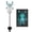 Blue, variant on Qiopertar Solar Garden Lights Outdoor, Waterproof Pole Light for Villa Patio Decoration, Memorial Grave Light for Garden Pathway