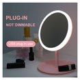thumbnail image 2 of Miroir de Maquillage à DEL avec Rangement, Miroir pour le Visage à DEL, Gradateur Tactile Réglable, Miroir de Coiffeuse USB à DEL pour Table et Bureau, Miroir Cosmétique, Utilisation Grand, 2 of 7
