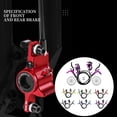 thumbnail image 2 of Hydraulic Disc Brake Set Modification Professional Bikes Accessories Bicycle Parts Cycling Accessories Braking Kit Modified Part Purple Double Sides/Discs, 2 of 9