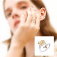 thumbnail image 1 of EGNMCR Rings Women's Anxiety Sunflower Rotating Open Relieves Anxiety Stress a ring, 1 of 5
