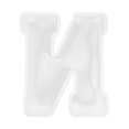 thumbnail image 1 of TIMIFIS Resin Mould Large Alphabet Epoxy Resin Mould English Letter Alphabet Letter Kitchen Gadgets, 1 of 1